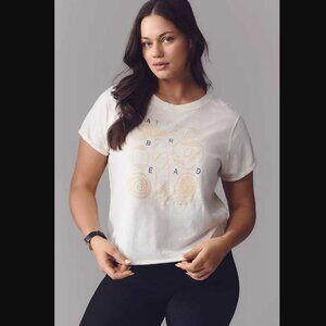 New L Phthalo Ruth x Anthropologie Eat Bread graphic tee